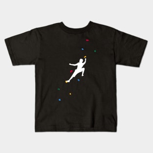 Rock climber - (masculine variant) Kids T-Shirt